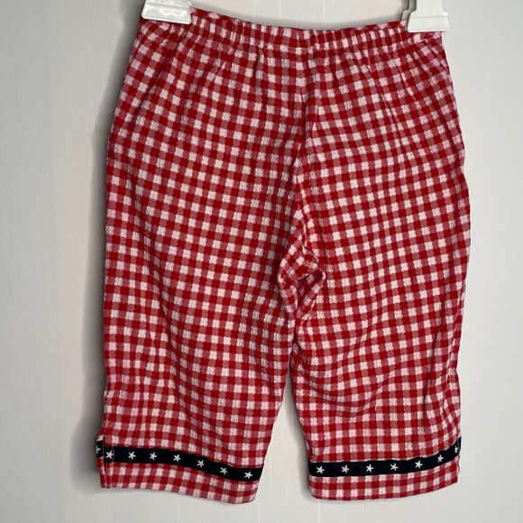 Cottontail Originals Girls Gingham Wrap Halter Top Crop Pants USA Vintage 4T - Picture 10 of 14